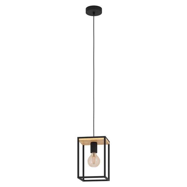 Libertad Lampada A Sospensione Lampada A Sospensione Lampada A Sospensione - L18 X L18 X H110 Cm - Nero, Marrone - 1X40W Escl. - IP20-image