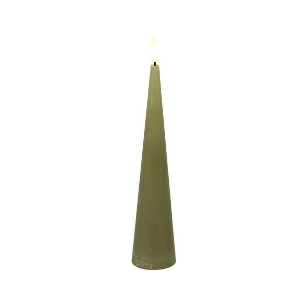 Countryfield Led Candela Taper Giocattolo Rustico Beige 25Cm Decorativo-image