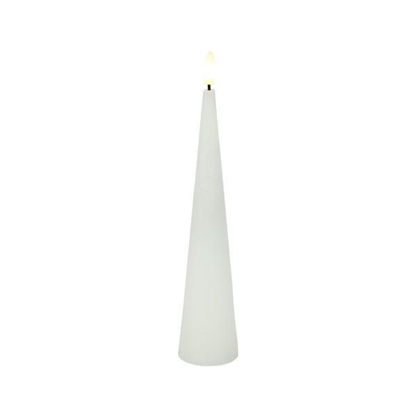 Countryfield Led Candela Cero Giocattolo Bianco Rustico 25Cm Decorativo-image