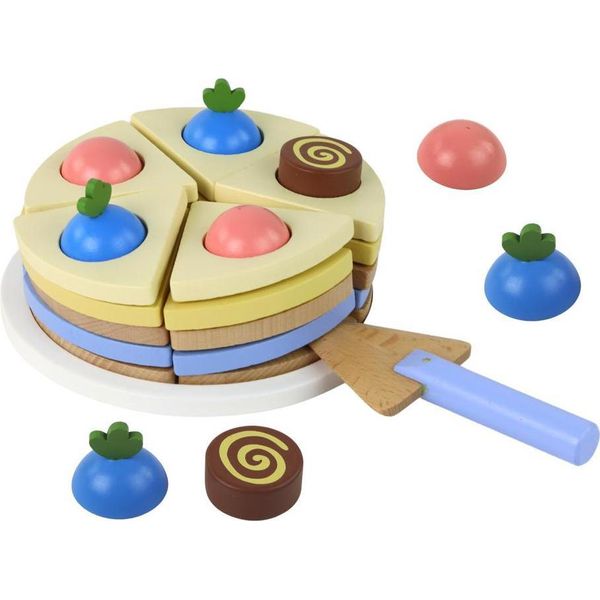 Fette Di Torta In Legno 8 Pezzi.-image