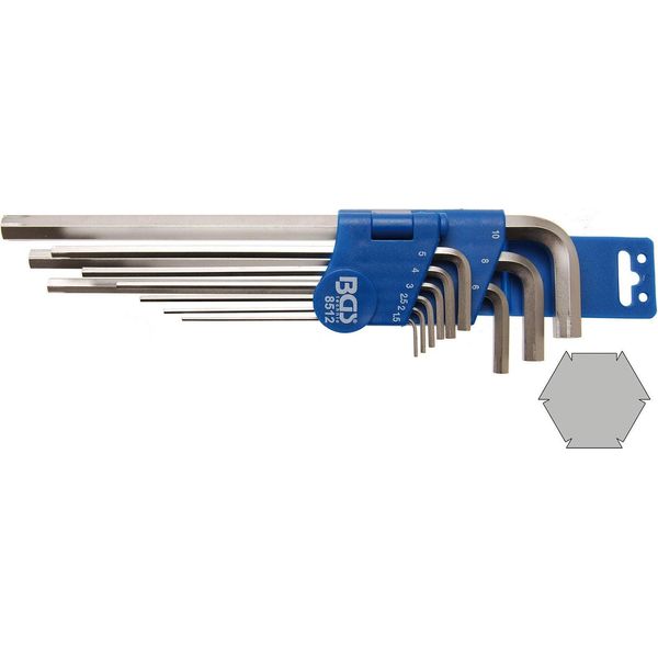 Set Di Chiavi Offset Speciali | Esagono Incassato 1,5 - 10 Mm | 9 Pz.-image