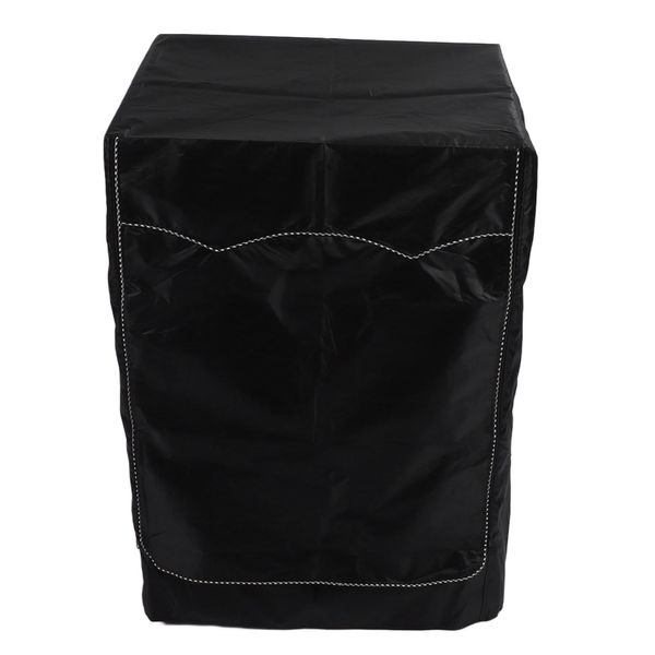 Coperchio Per Lavatrice 60×60×88 Cm - Impermeabile E Antipolvere - Per Lavatrici A Carica Frontale, Protezione Contro Le Intemperie In Nero, Adatto Per Asciugatrici E Lavatrici-image