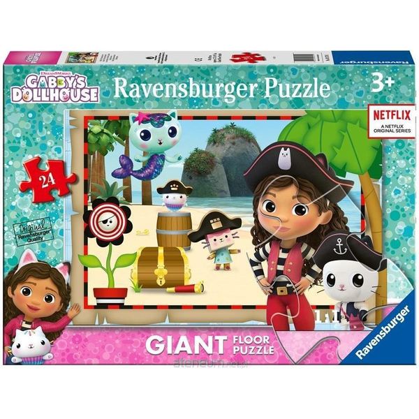 Puzzle Per Bambini 24 La Casa Del Gatto Di Gabi 2 Gigante-image
