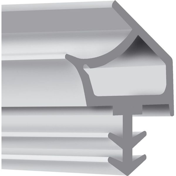 K2953 Fermaporta In Gomma L.5M Per Instradamento Tpe Blk Bianco Ellen 0500141-image