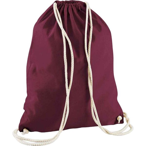 Westford Mill - Borsa Da Ginnastica, Cotone RW9129 (Taglia Unica) (Rosso Borgogna)-image