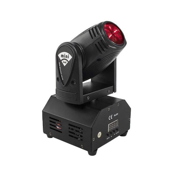 Mini Lampada A Testa Mobile Rgbw Led Beam, Luminosità 10W, Panoramica 540° E Inclinazione 270°, 4 Pezzi 10W, Spina Ue-image