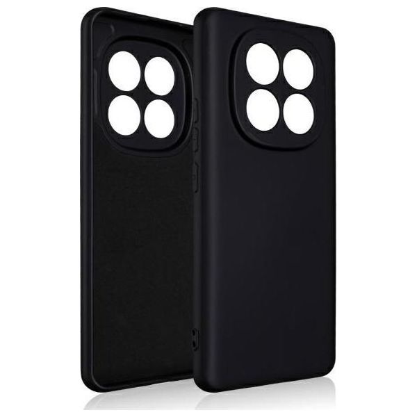 Etui Beline Silicone Do Xiaomi Redmi Note 14 Pro Plus 5G Czarny-image