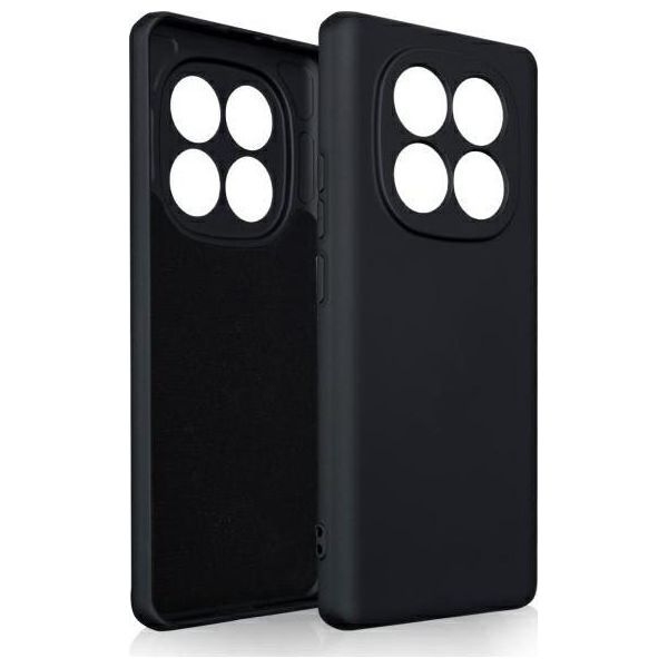 Beline Etui Silicone Xiaomi Redmi Note 14 Pro Czarny/Black-image