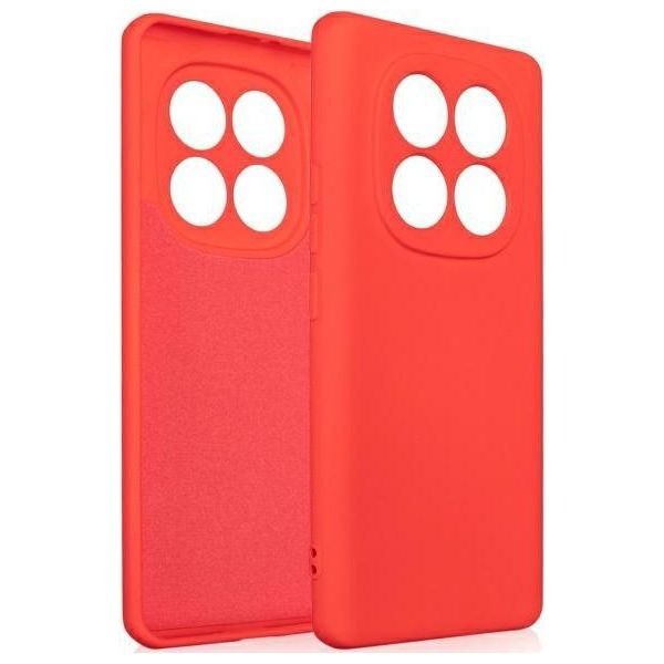 Beline Etui Silicone Xiaomi Redmi Note 14 Pro Czerwony/Red-image