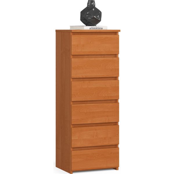 Comò CL6 40 Cm Olcha Elegante E Resistente Con 6 Cassetti-image