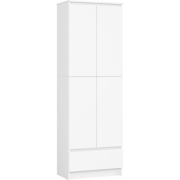 Akord Libreria Chiusa Bianca 60X35X180 Cm-image