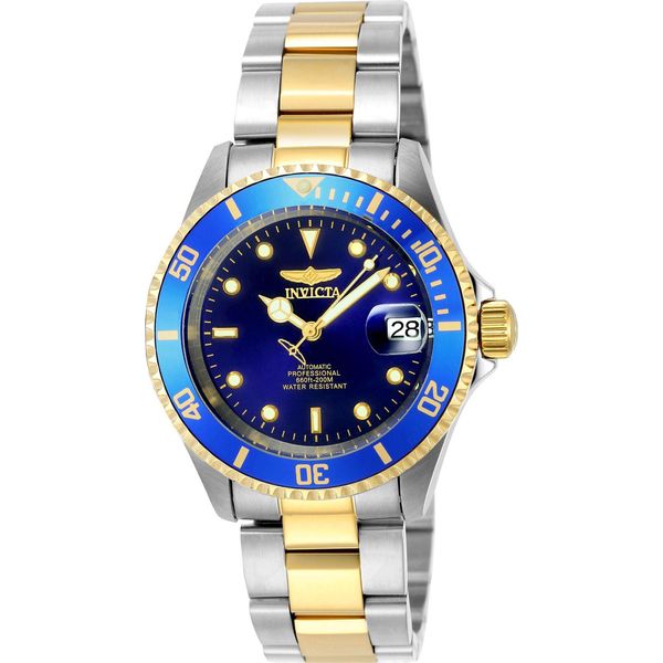 Invicta Pro Diver 8928OB Orologio Da Uomo - Impermeabile - Analogico - Movimento Automatico - Acciaio Inossidabile Con Quadrante Blu - 40Mm-image