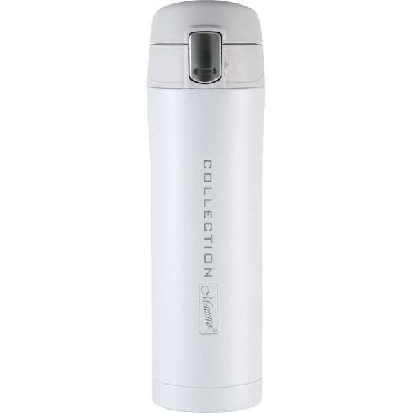Maestro MR-1641 - Bottiglia In Acciaio Inox Per Bevande Calde O Fredde (320 Ml, Bianco)-image