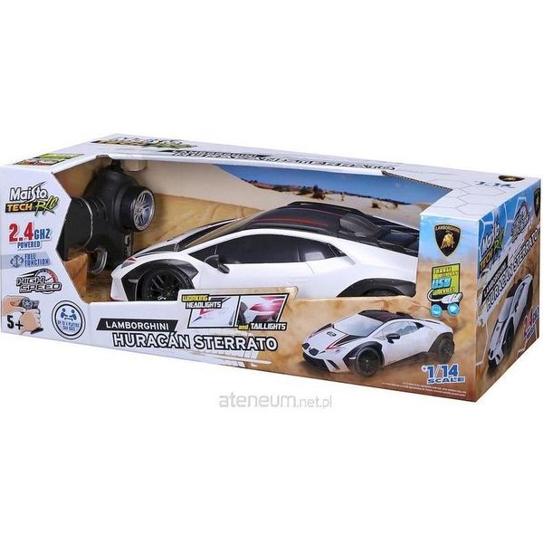 Maisto Rc - 1:14 Lamborghini HuracáN Sterrato, Bianco, Con Illuminazione, Usb, Xtr, 2,4 Ghz-image
