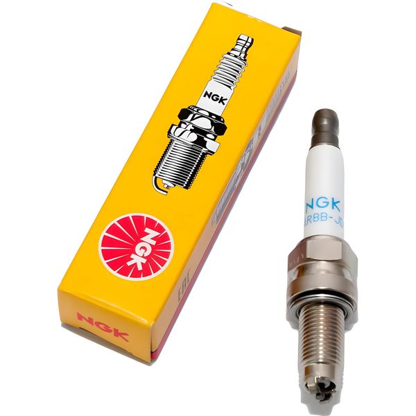 Candela Ngk MAR8B-JDS A Soppressione Di Interferenza, Filettatura Lunga 19,0 Mm Ø 10,0 Mm Esagono 14,0 Mm, Distanza Tra Gli Elettrodi A 2 Masse 0,75 Mm, Potere Calorifico 8, Dado Di Collegamento Sae Fisso, 8765-image