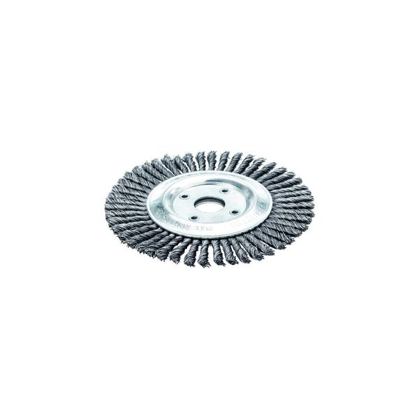 RundbüRste D.125Mm Bohr.DrahtstäRke 0,5Mm Sta 6Mm 15000Min-¹ Lessmann (473201EZ)-image