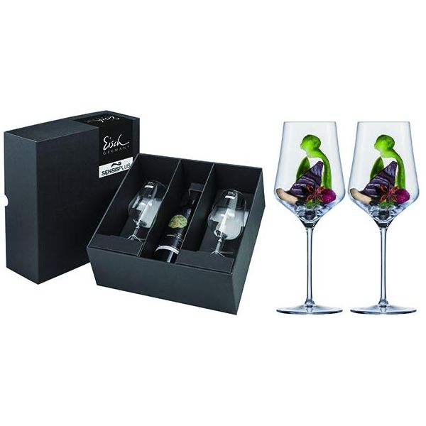 Eisch 2 Bicchieri Da Vino Rosso 518/2 In Confezione Regalo CuvéE Sky Sensisplus 25183020-image