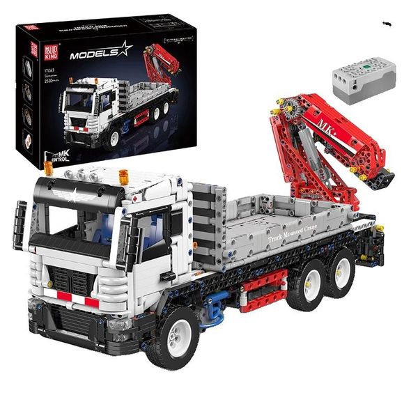 Gru Per Autocarro Telecomandata, 2530 Pezzi, Materiali Ecologici, 2530 Pezzi-image