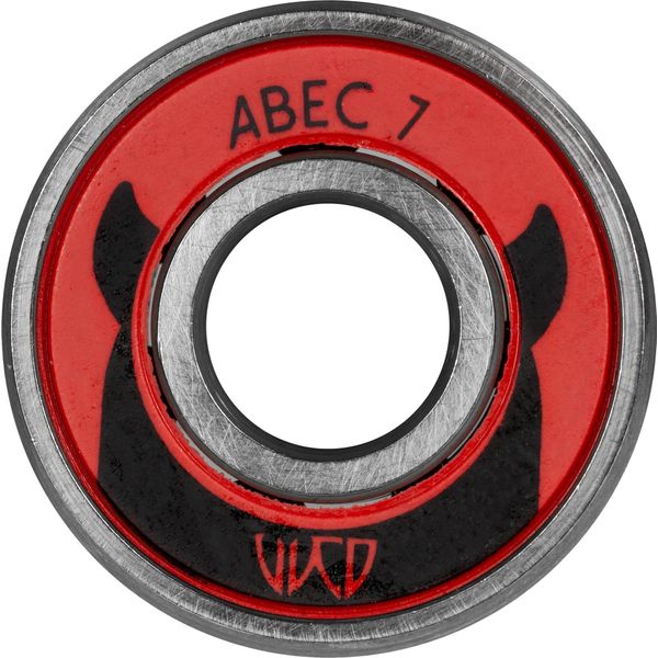 Wicked Hardware Abec 7 Carbon Pro Bearing Rosso, Nero, Grigio Rosso, Nero, Grigio Taglia Unica-image