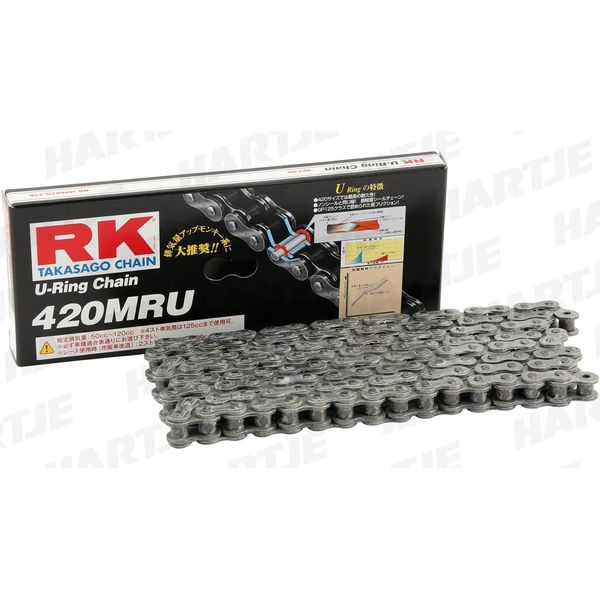 Catena Rk "420MRU"" 1/2 X 1/4, Catena Con Anello A U, Rullo Per Catena Di Trazione (P"-image