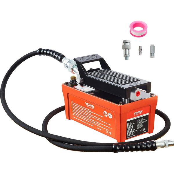 1,6L Pompa Idraulica Pneumatica 700Bar Pompa Idraulica 0,8L/Min (Senza Carico) 0,16L/Min (Carico) Pompa Idraulica A Pedale Con Tubo Flessibile Da 2 M Pompa Idraulica A Pedale Montata A Pedale Con Adattatore Per Ingresso Aria Nastro In Ptfe-image