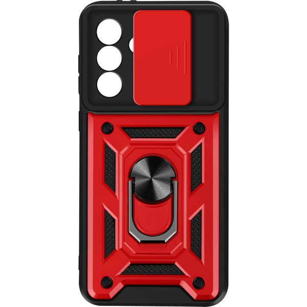Mayaxess, Custodia Protettiva Per Samsung Galaxy A36, Cover Per Fotocamera Con Supporto Ad Anello, Rosso-image