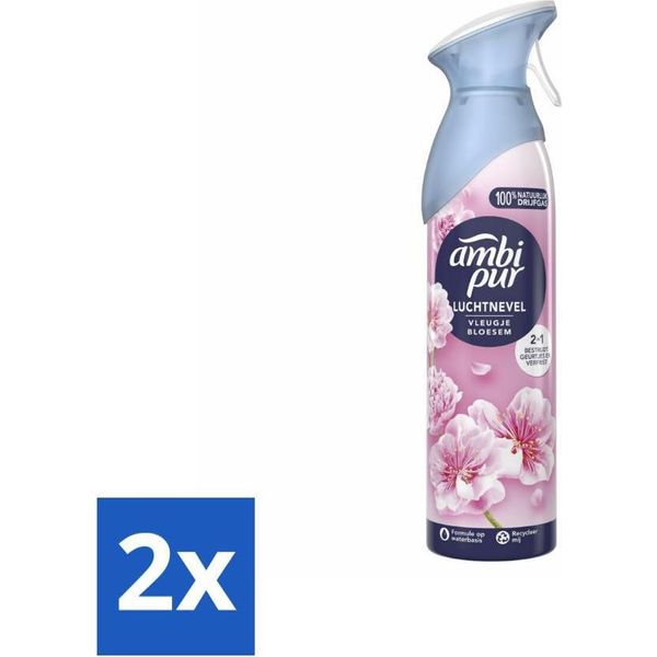 Ambi Pur - Effetti D'aria - Deodorante Per Ambienti - Sentore Di Fiori - 185 Ml - Confezione Value Pack - 2 Pezzi-image