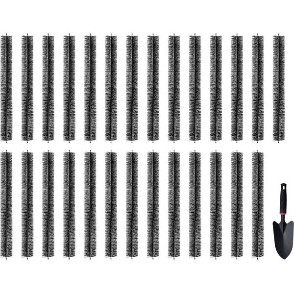 Spazzola Per Grondaie, Lunghezza Totale 24,4 M, φ110 M, Strumento Per La Pulizia Delle Grondaie, Spazzola Per Grondaie A Livello Del Suolo, Parafoglie Per Grondaie Da 12,7 Cm, Rimuove Senza Fatica Foglie E Sporco Dal Tetto, Set Da 27 Pezzi-image