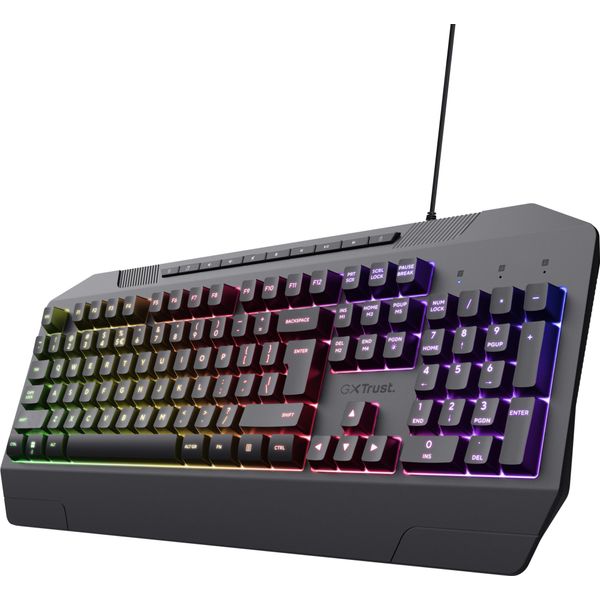 Trust Trust Gxt 836 Evocx Tastiera Gaming Usb Qwerty Us English Nero-image