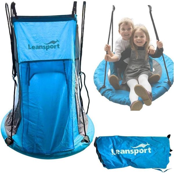 Tenda Altalena Nido Della Cicogna Blu 90-100Cm-image
