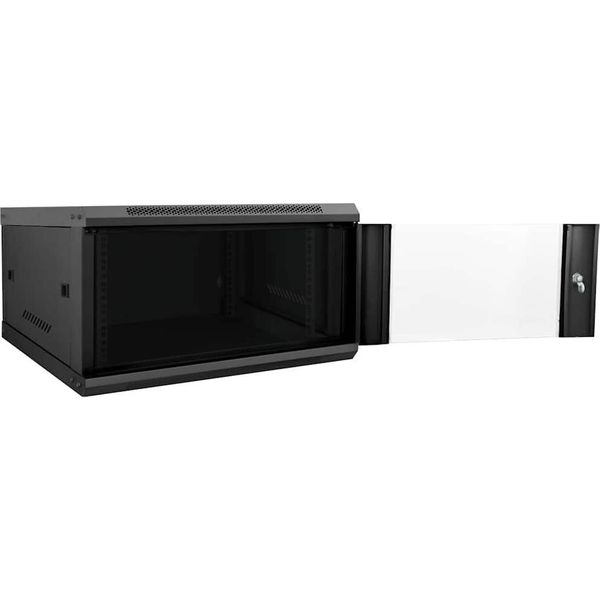 Vidaxl Armadio Di Rete Con Contenitore Nero 60 X 60 X 35 Cm In Acciaio-image
