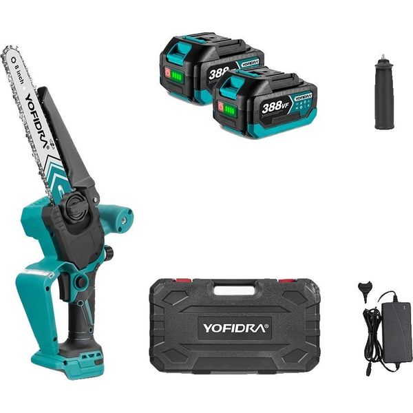 Motosega Elettrica, Motore Brushless, Display Digitale, 2 Batterie-image