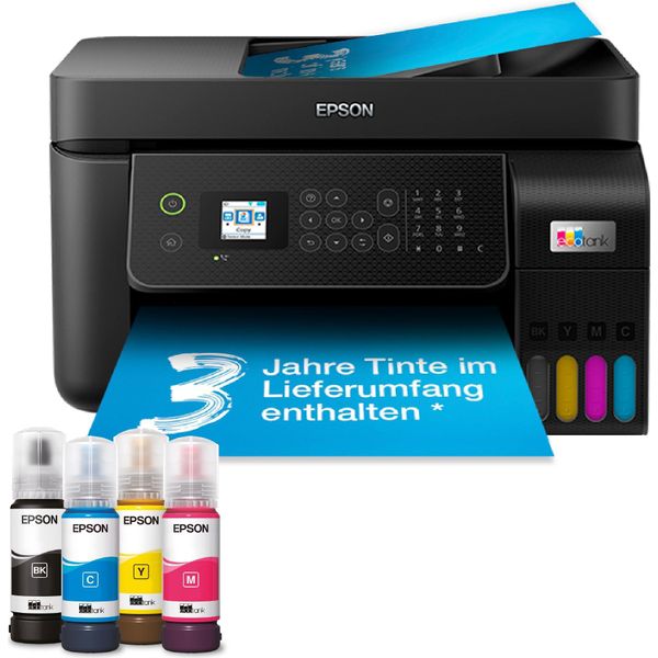 Epson Ecotank ET-4800 - Stampante Multifunzione - Colore - Getto D'inchiostro - Ricaricabile - A4 (Supporti) - Fino A 10 Ppm-image