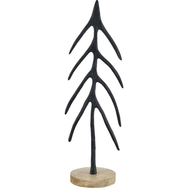 Marrakesh Moderno Supporto Decorativo Per Abete Invernale 41 Cm In Legno E Metallo | Supporto Per Albero Di Natale Per Decorazione Natalizia | Decorazione Invernale Scandinava Per Tavolo, Mensola E Davanzale-image