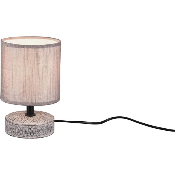 Reality Leuchten Tischleuchte "Marie", Braun, 1, Ø 13Cm H: 21Cm, Leuchten, Tischleuchte-image