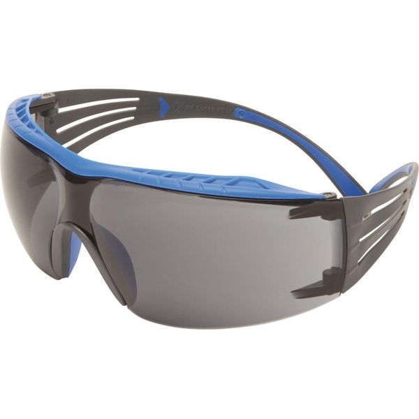 Occhiali Di Sicurezza Securefit SF401 En 166 Stanghette Blu/Grigio, Lenti Grigie Pc-image