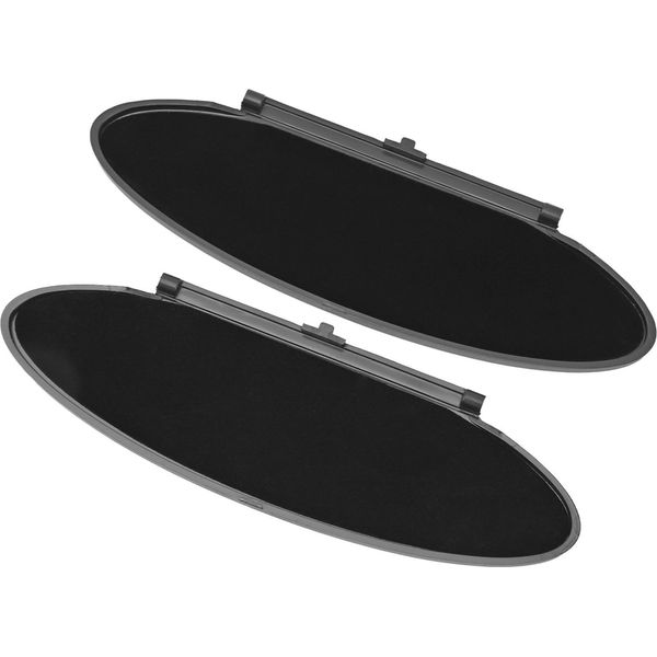 Copertura Dello Specchio Dell'aletta Parasole Dell'abs, Copertura Dello Specchio Dell'aletta Parasole, Copertura Dello Specchio Dell'aletta Parasole Dell'automobile, Copertura Nera Dello Specchio Dell'aletta Parasole, Copertura Del Coperchio Dell'aletta Parasole, Copertura Dello Specchio Di Vanità Dell'aletta Parasole-image