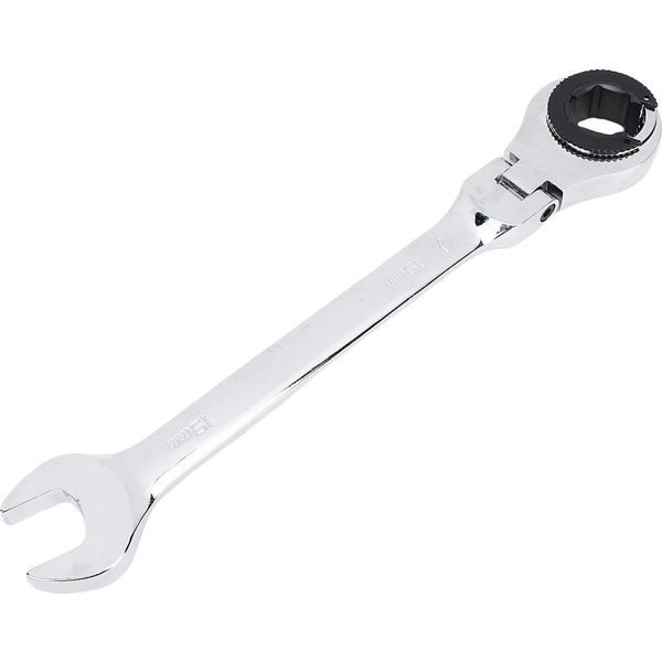 Chiave A Cricchetto Con Testa Flessibile Aperta Da 19 Mm 72 Denti 180 Gradi Chiave A Cricchetto Per Tubi Regolabile Per Tubi Del Carburante, Del Freno E Dell'aria Condizionata-image