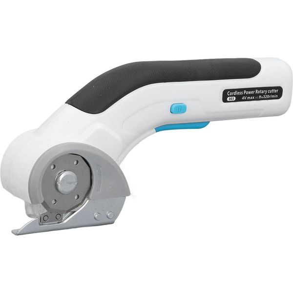 Forbici Elettriche Ricaricabili A Batteria Per Tessuti Con Blocco Di Sicurezza Per Coperte, Tappeti, Tende, Cuoio, Cartone..-image