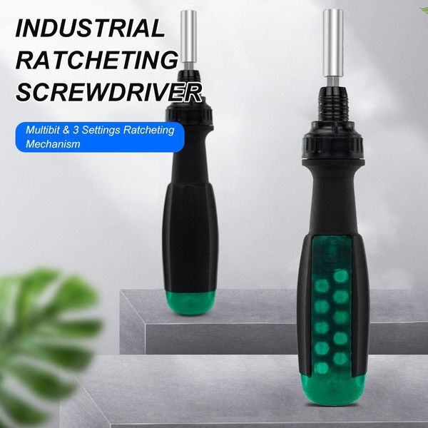 Cacciavite Portatile Multibit 11 In 1 Cacciavite A Cricchetto Telescopico CR-V Cacciavite Magnetico Multitool Con 10 Dimensioni Di Bit Torx Punte A Croce Triwing-image