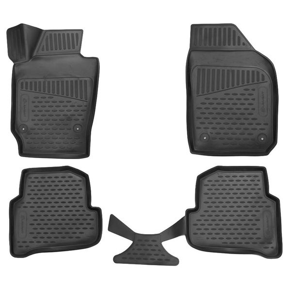 Tappetini In Gomma Per Auto Novline Skoda Fabia Iii. 2014-2021-image