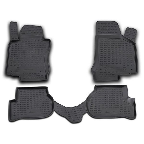 Tappetini In Gomma Per Auto Novline Vw Golf V. 2004-2008-image