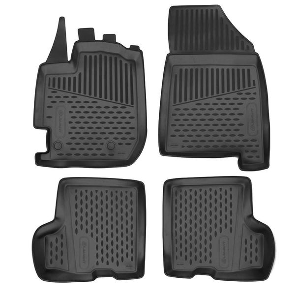 Tappetini Auto In Gomma Novline Dacia Duster 2018-2024 (Tasto Vivavoce)-image
