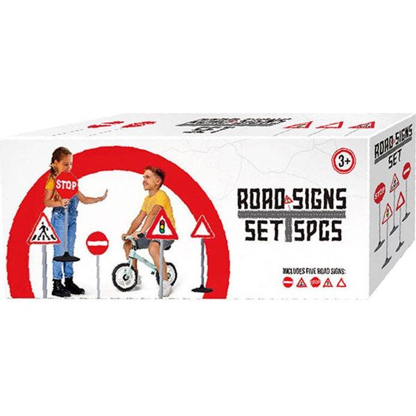 Set Di Segnali Stradali Xl Giocattolo Educativo Per L'apprendimento Delle Regole Del Traffico-image