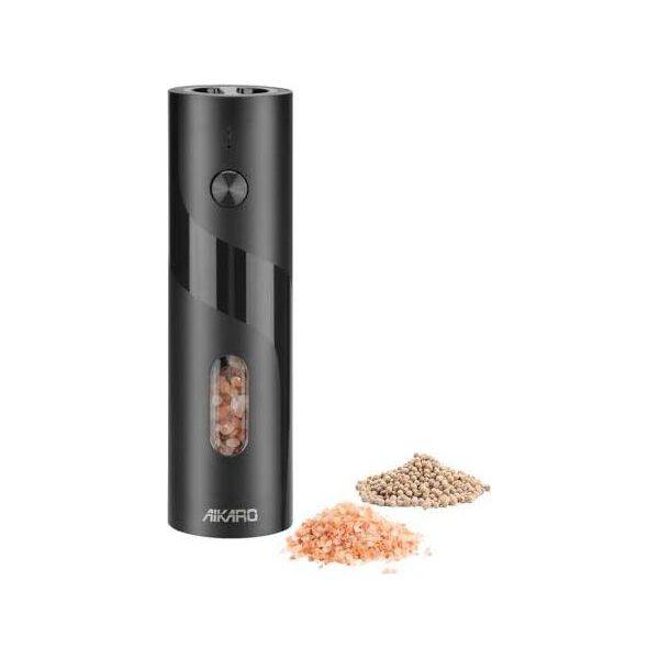 Aikaro Mulino Elettrico Pere Pepe Automatico Per Spezie (A Batteria)-image