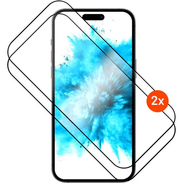 Fixed Fixed Screen Protector | Apple | Iphone Air | Tempered Glass | Black | Full Cover 2.5D-image