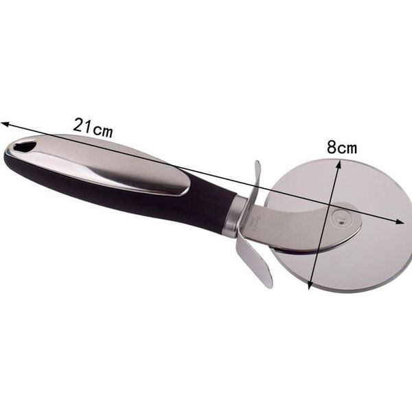 Inf Rotella Tagliapizza In Acciaio Inox Con Manico Pp - Taglio Perfetto-image
