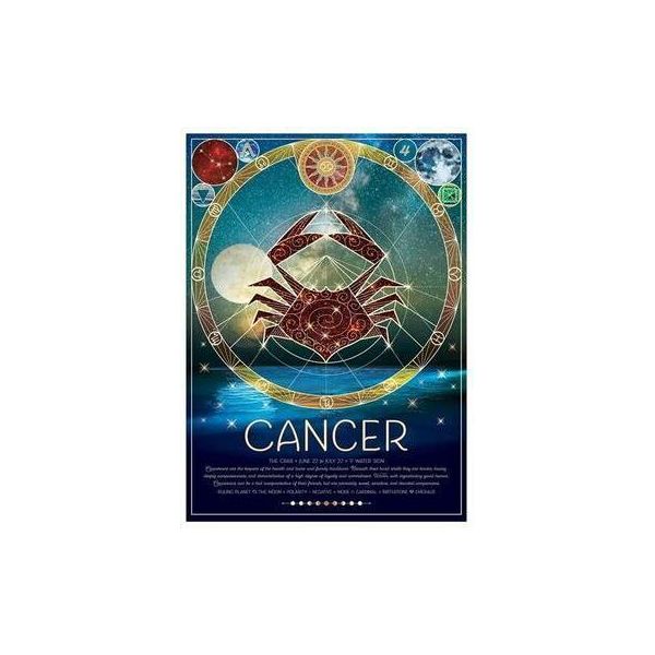 Cobble Hill Puzzle Segno Zodiacale Del Cancro 500 Pezzi-image