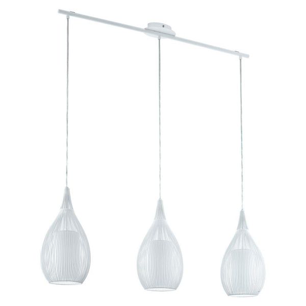 Eglo 94388 Razoni Lampada A Sospensione Acciaio Bianco Vetro Satinato Acciaio Bianco-image