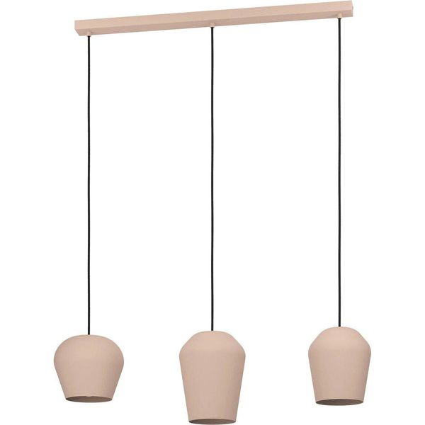 Eglo 900143 Cambaito E27 Tripla Lampada A Sospensione 895X195Mm Colore Sabbia-image